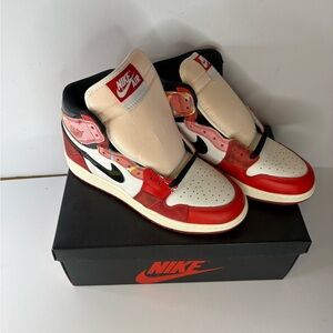 Air Jordan 1 Retro High OG GS 'Chicago' 🔥 Iconic Red Black White Size 5Y
